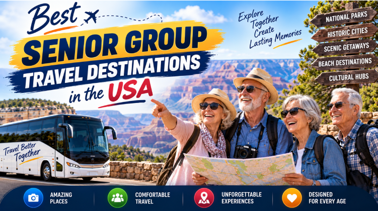 Best Senior Group Travel Destinations in the USA